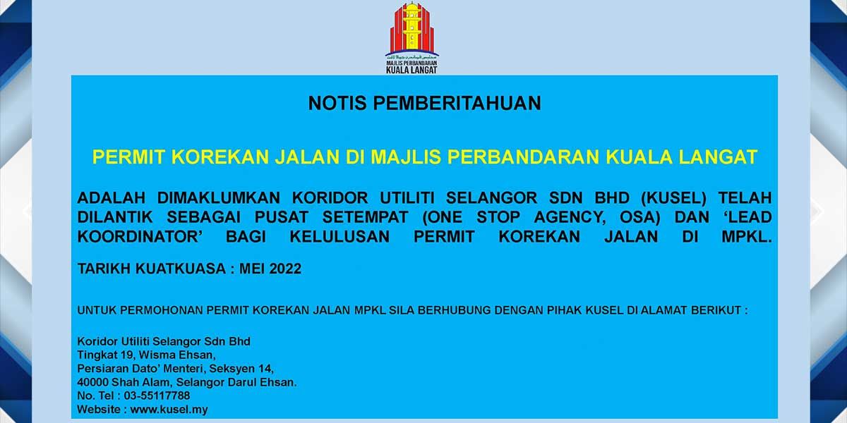 notis-pemberitahuan-permit-korekan-jalan-mpkl