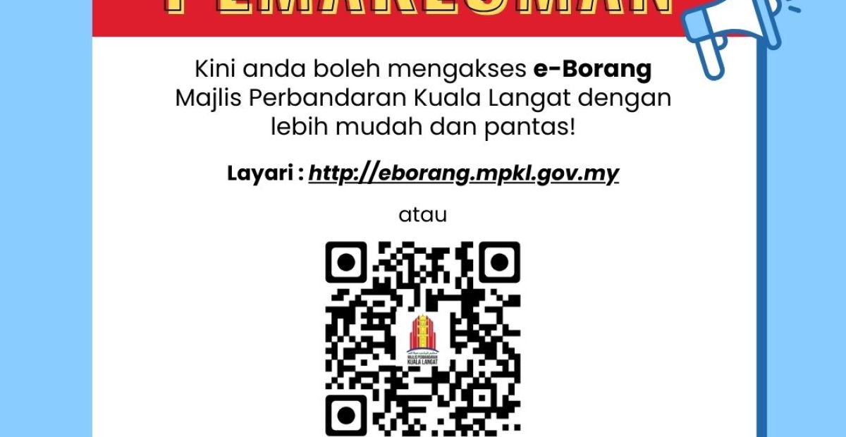 Kini anda boleh mengakses e-Borang Majlis Perbandaran Kuala Langat dengan lebih mudah dan pantas!