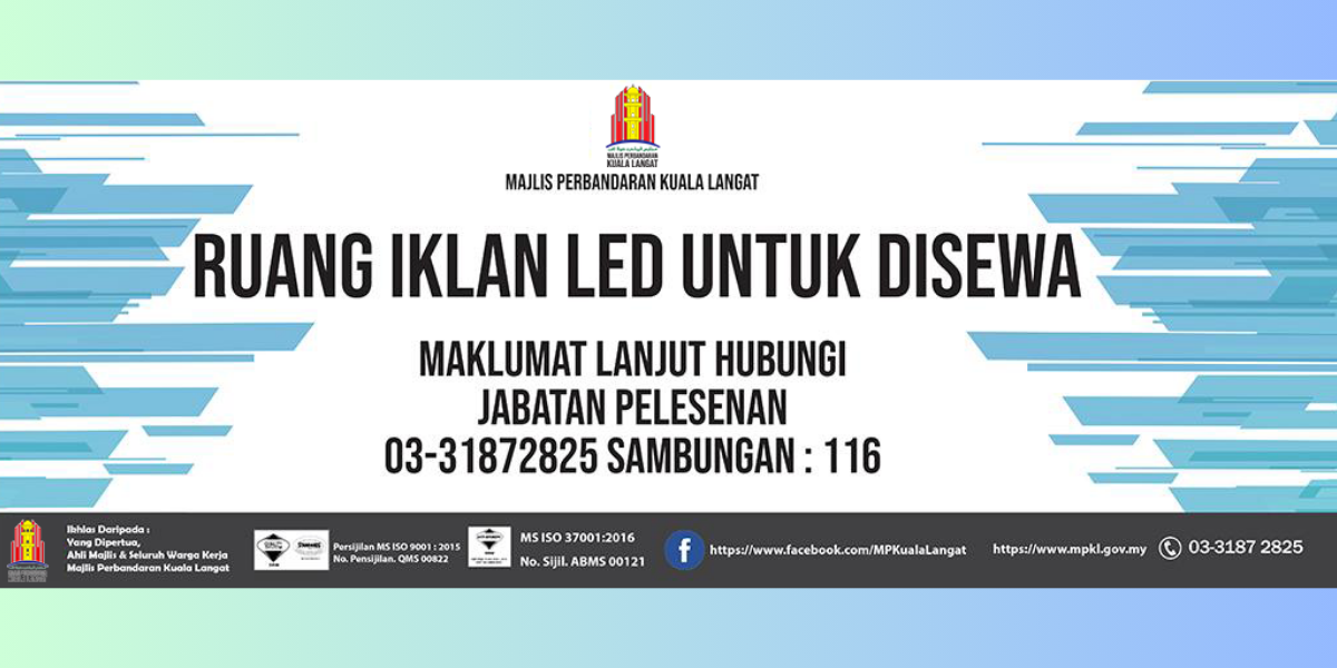 Banner Ruang Iklan LED untuk disewa