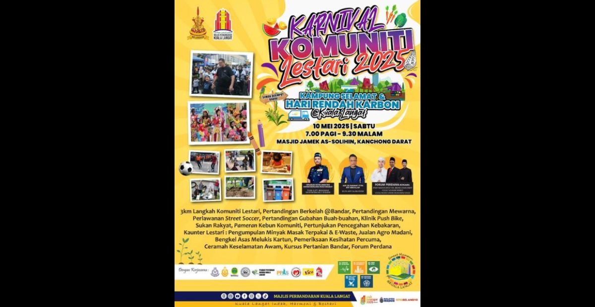 Infomasi Digital Website Content Banner Karnival Komuniti Lestari 2025